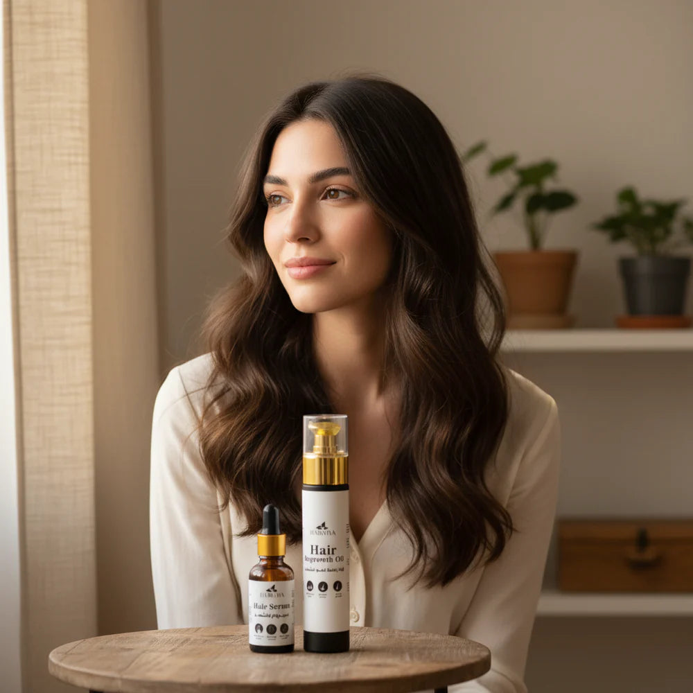 Huile anti chute + Serum aloevera